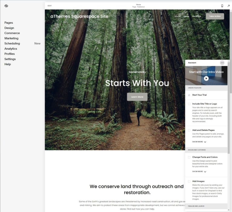Squarespace-Erbauer