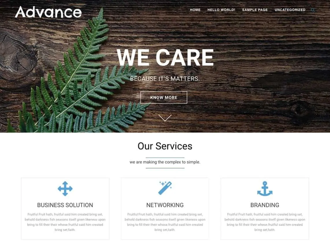 Tema WordPress della pagina di destinazione della costruzione