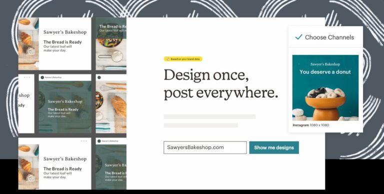 Interfaccia utente di Mailchimp