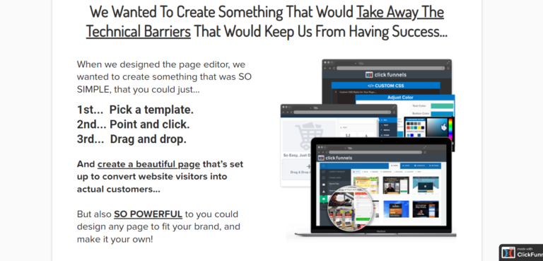 Pagine di destinazione di ClickFunnels