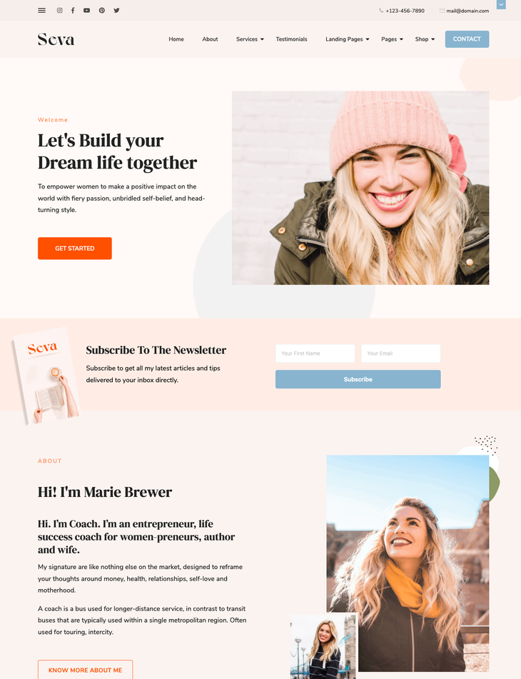 Tema WordPress Seva