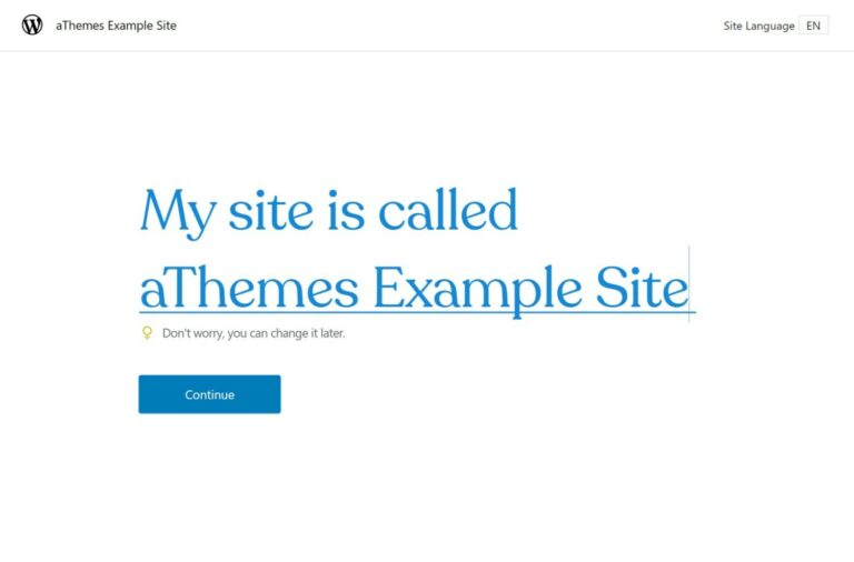 WordPress.comのセットアップ