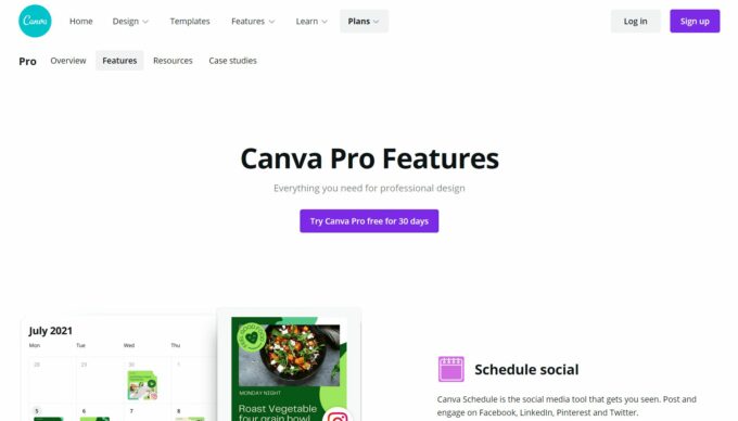 CanvaProの機能