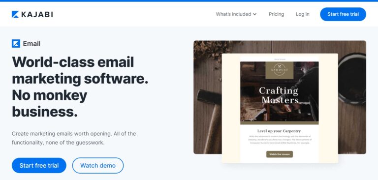 Instrumentul de marketing prin e-mail al lui Kajabi