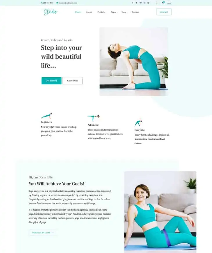 Blossom Studio Бесплатная тема WordPress