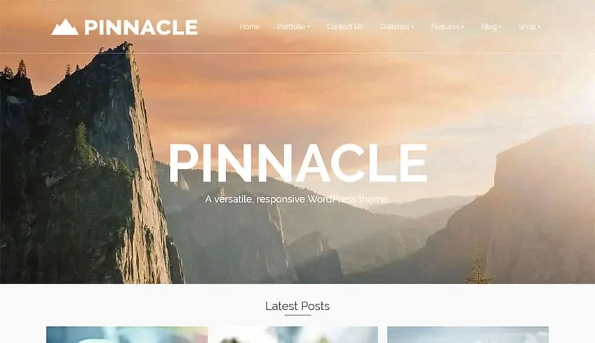 Тема Pinnacle для WordPress