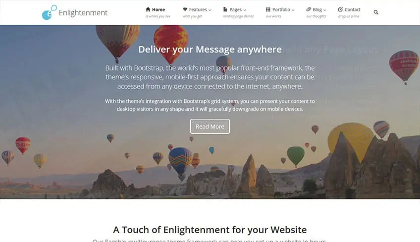 Enlightenment Free WordPress Theme