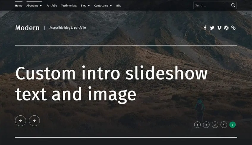 Современная бесплатная тема WordPress