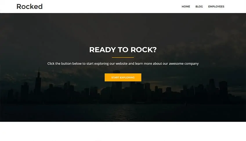 Rocked Бесплатная тема WordPress