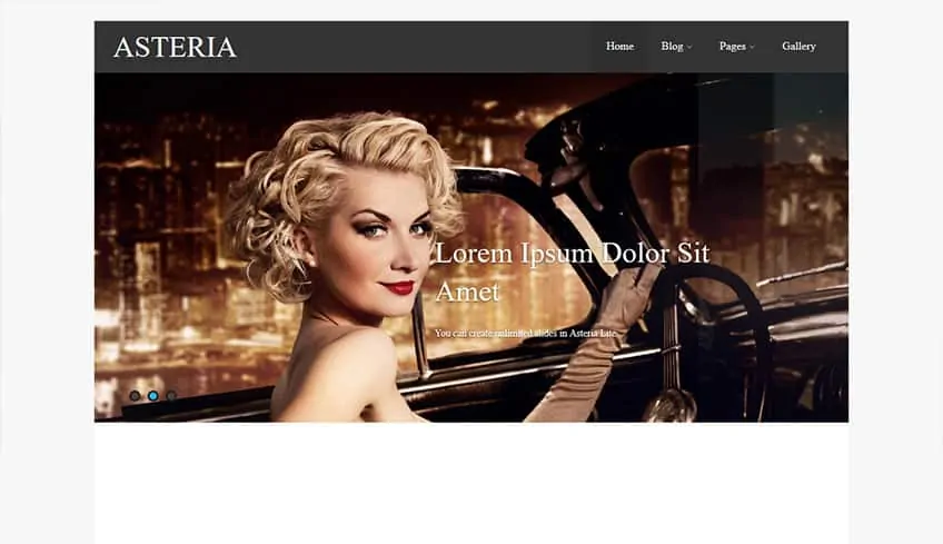 Asteria Lite Бесплатная тема WordPress