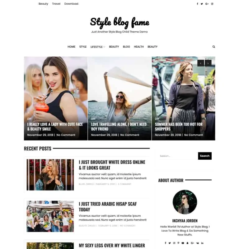 Style Blog Fame