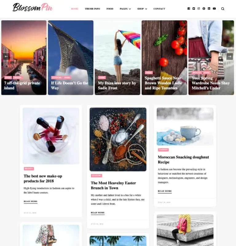 ブロッサムピン無料のWordPressテーマ