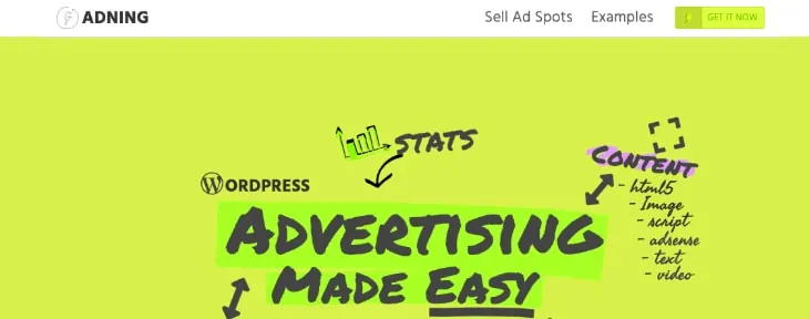 ADning AdvertisementWordPressプラグイン