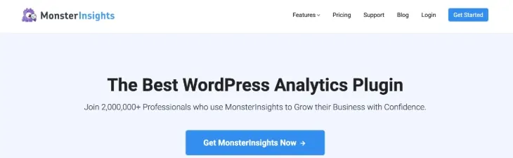 MonsterInsightsWordPressプラグイン