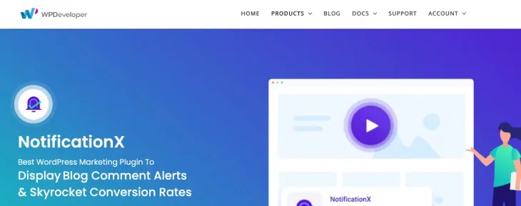 NotificationXWordPressプラグイン