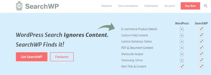 SearchWPWordPress検索プラグイン
