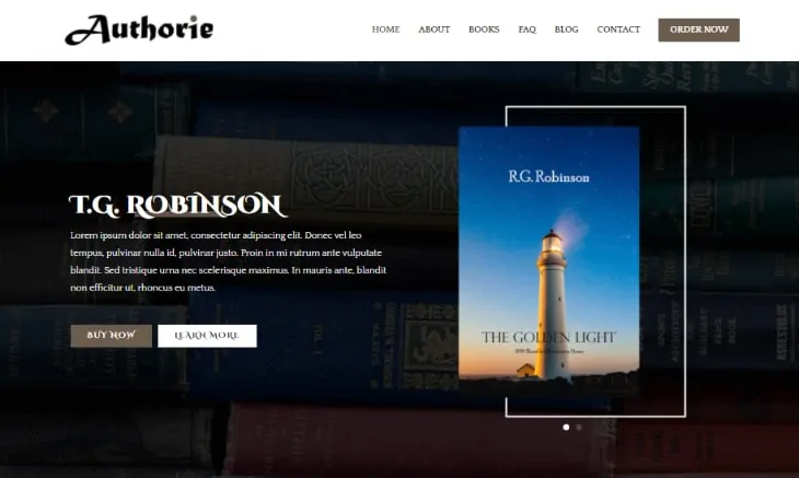 Zarka Book AuthorWordPressテーマ