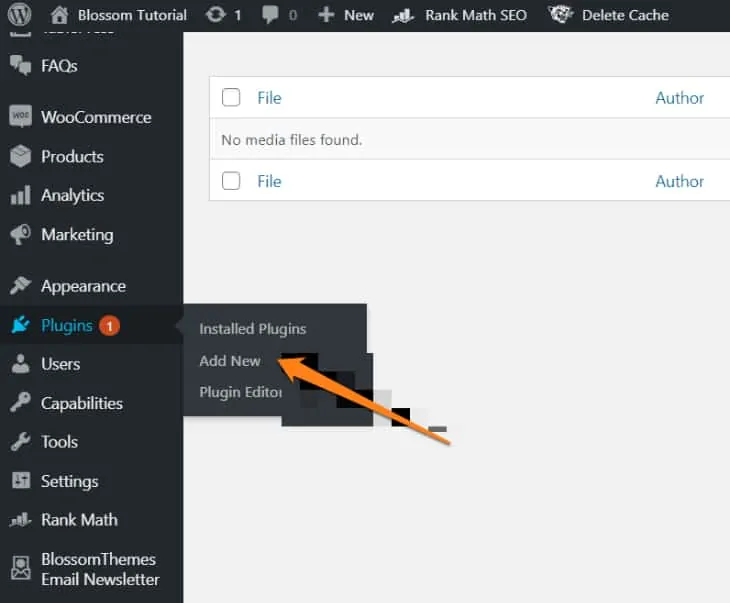 aggiungi nuovi plugin