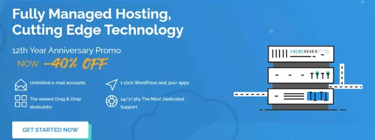 Homepage del fornitore di servizi di hosting di siti Web di hosting TMD
