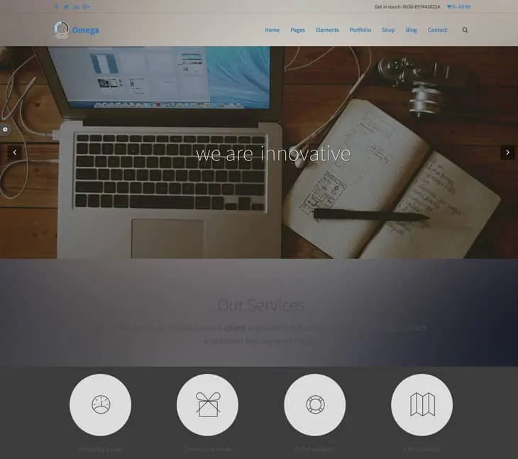 Tema del forum WordPress di Omega