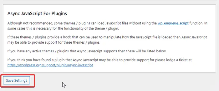非同期JavaScript保存設定