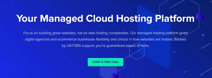 公式ウェブサイトに記載されているCloudwaysホスティングの簡単な説明