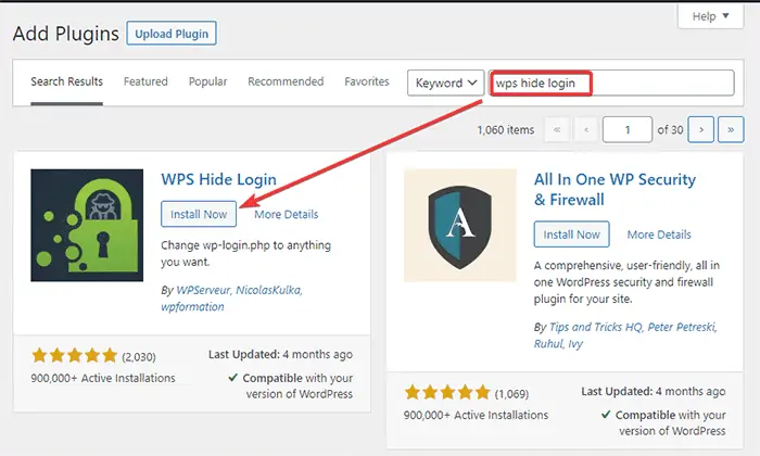 WPS非表示ログインプラグインをインストールします