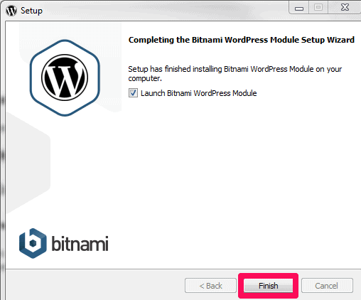 bitnamiワードプレスのインストールが完了しました