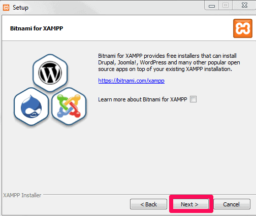 XAMPPのBitnami