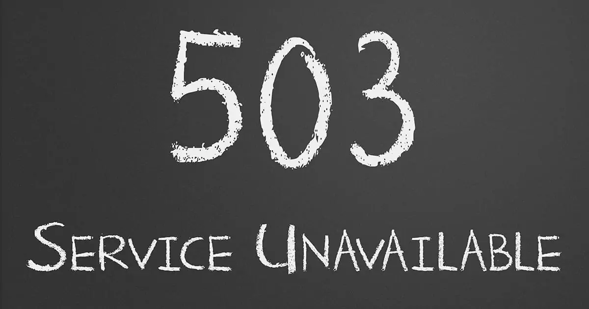 erro http 503