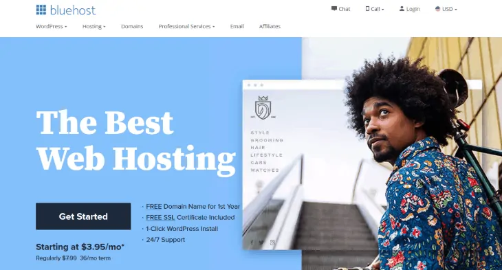 Hospedagem Bluehost