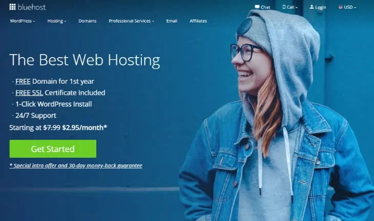 BlueHostホスティング
