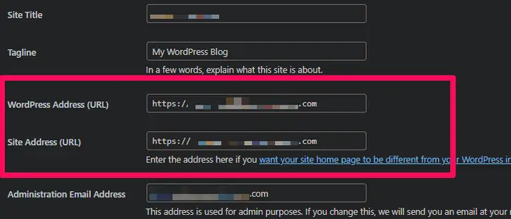 substitua http por https no WP e URL do endereço do site