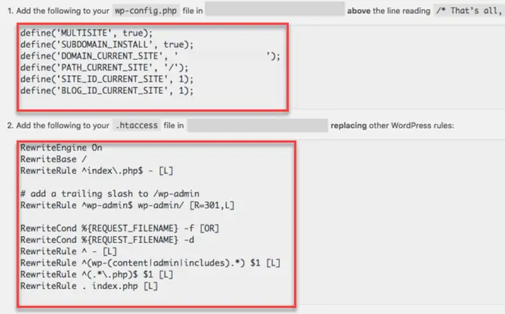 kode untuk ditambahkan pada file config dan htaccess