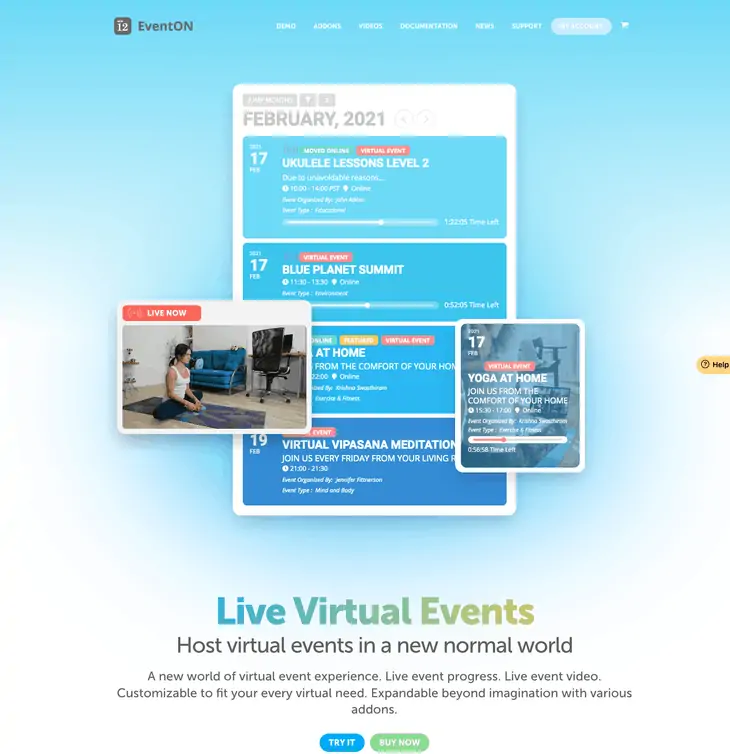 EventON 워드프레스 이벤트 캘린더