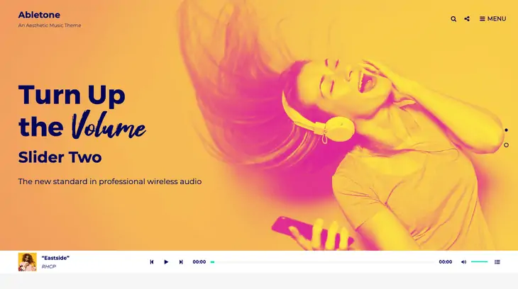 Tema WordPress de música Abletone