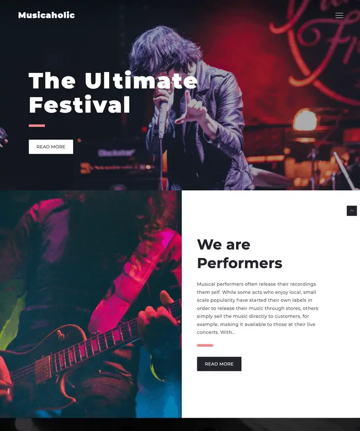 Tema WordPress Musicaholic