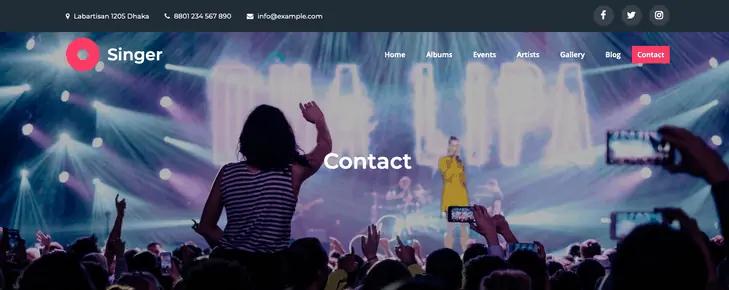 Tema WordPress Creative Singer