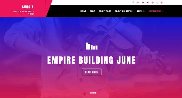 Tema WordPress Sungit Lite