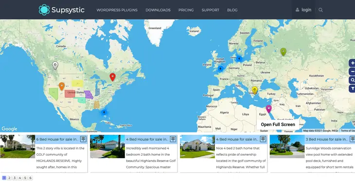 Google Maps Easy ฟรีปลั๊กอิน Google Maps WordPress