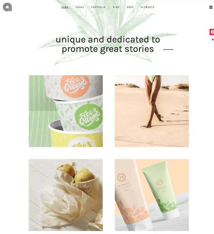 Tema WordPress de Currículo Agave
