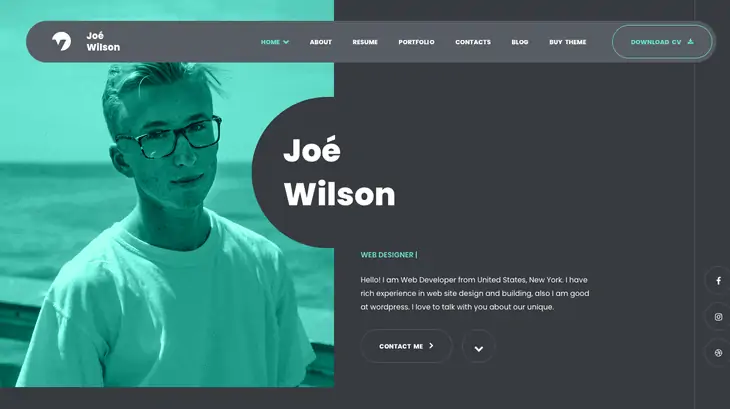 Tema WordPress Meu Currículo – Só mais um site WordPress