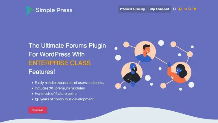 Plugins de Fórum WordPress Simple Press