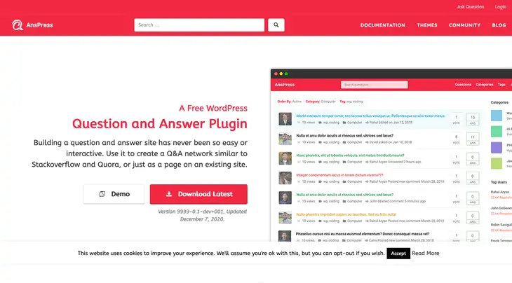 Plugins do fórum WordPress AnsPress