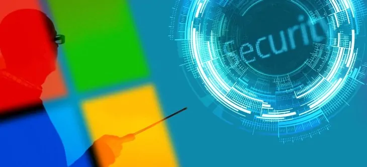 Ilustração do serviço de segurança fornecido pelo Windows Hosting