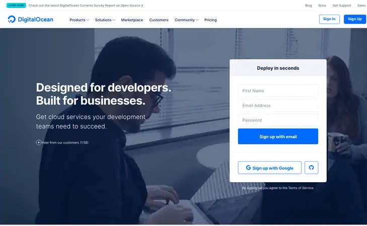 Hospedagem WordPress Digital Ocean