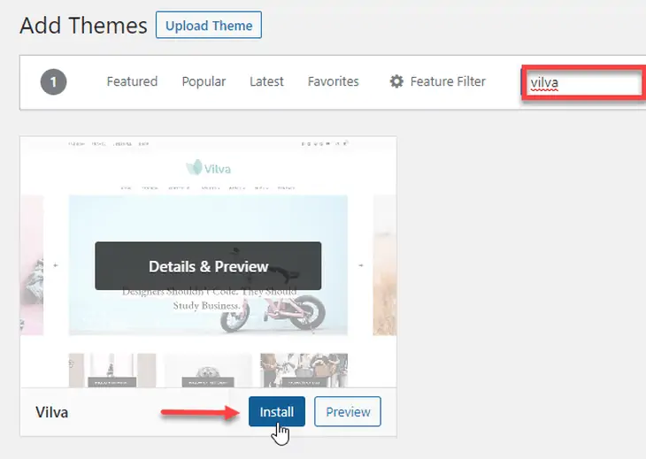 instalando novo tema