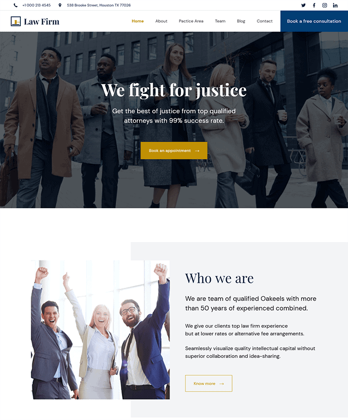 Rishi Theme- สำนักงานกฎหมาย