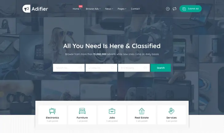 Tema WordPress Adifier