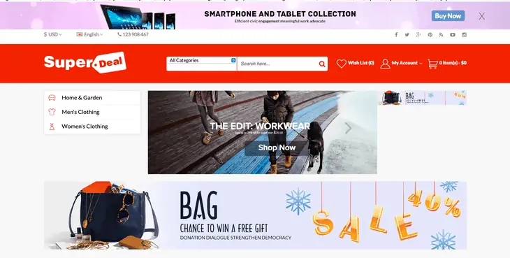 Tema WordPress Super Oferta